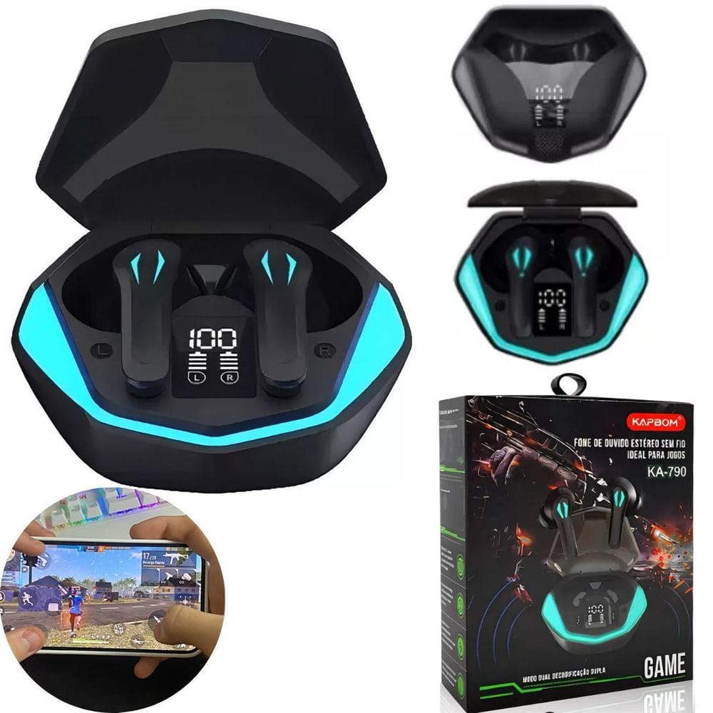 Fone Gamer 5.1 Sports - Bluetooth E Conforto Máximo