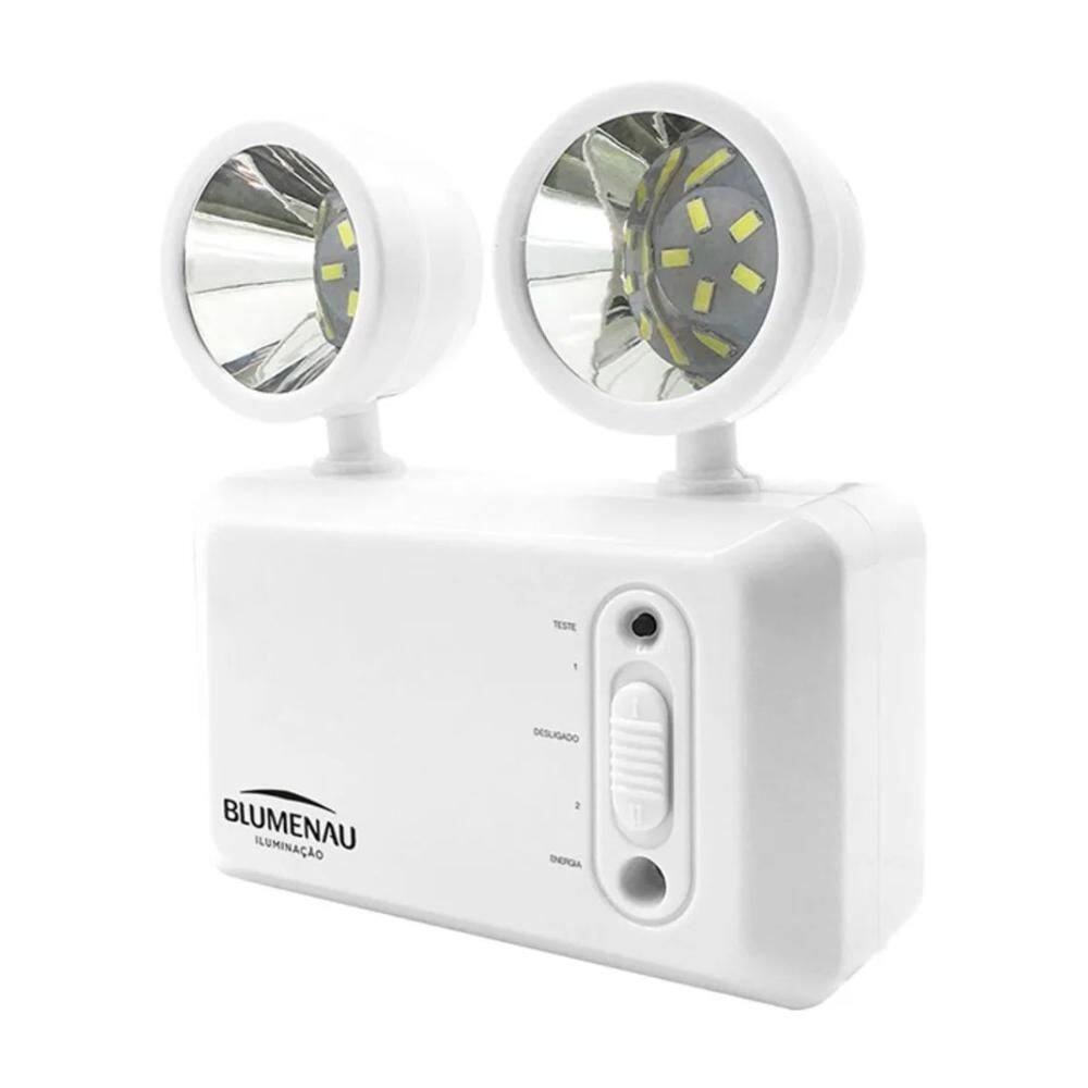 Luminária De Emergência Led Blumenau 600 Lúmens
