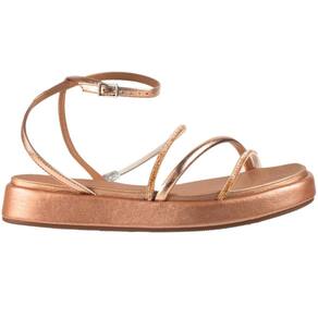 Sandália Feminina Papete Casual Dia a Dia Conforto Flatform com Strass Vizzano 6506.207