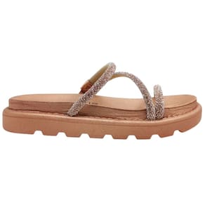 Tamanco Papete Feminino Dia a Dia Passeio Casual Flatform com Strass Vizzano 6459.318