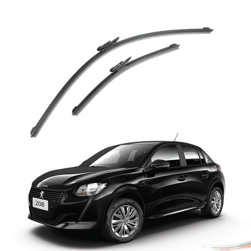 Par De Palhetas Dianteiras 26&quot;/15&quot; Peugeot 208 Punto Após 07 [F103]