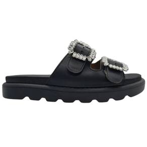 Chinelo Birken Feminino Casual Dia a Dia com Pedrarias Conforto Vizzano 6510.106