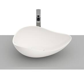 Kit 3 Cubas de Apoio Oval 54x37,5cm Ruy Ohtake Roca Bege