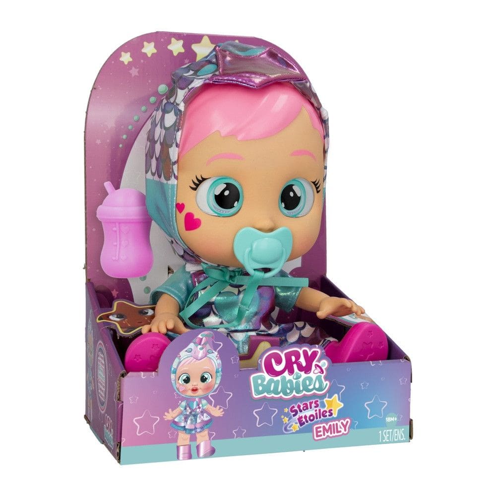 Boneca Cry Babies Stars Emily Olhos Brilhantes Multikids - BR2241