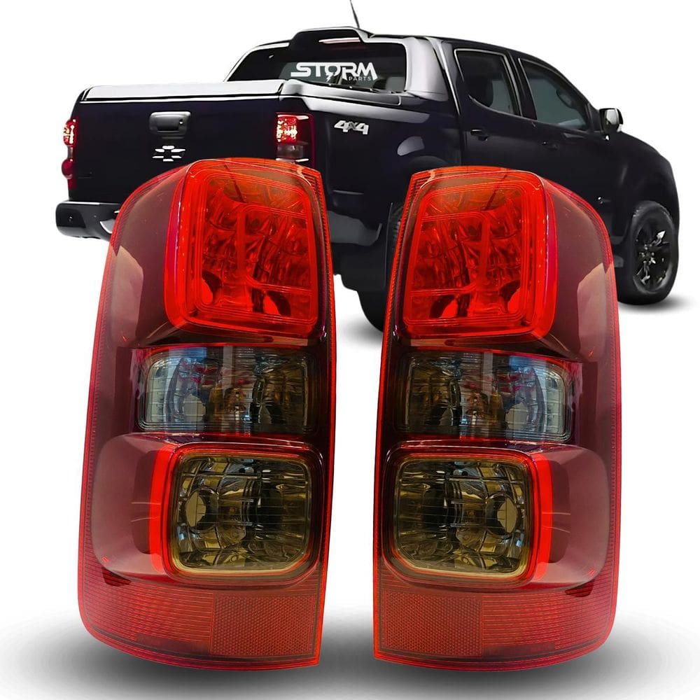 Par Farol Luz Lanterna De Freio Chevrolet S10 2012 A 2018 Ls