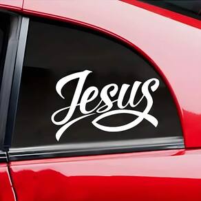 Adesivo De Carro Nome De Poder - Jesus