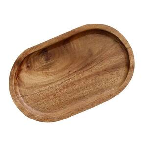 Bandeja Mimo DM24037 Oval 30x20 cm Acácia Marrom