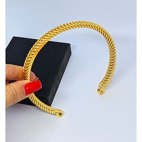 Colar Feminino Choker Aro grosso elos Duplos Torcido trançado Folheado Ouro Dourado e Prata Luxo Inspiração Blogueira