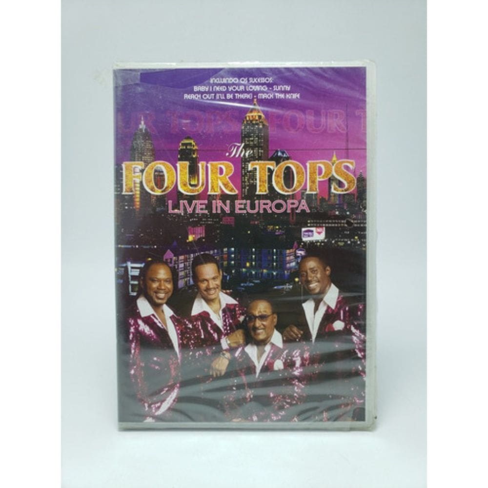 Dvd Four Tops - Live In Europa