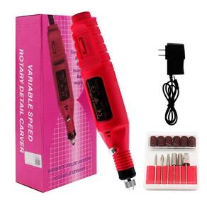 Lixadeira Elétrica Profissional Recarregável 110V/220V Rosa