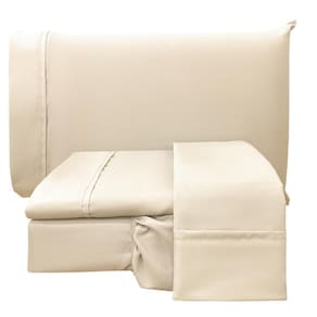 Jogo Cama Lençol Casal Conforto Percal 300 Fios 4 Peças