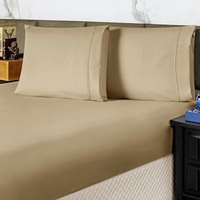 Jogo Cama Lençol Casal Conforto Percal 300 Fios 3 Peças