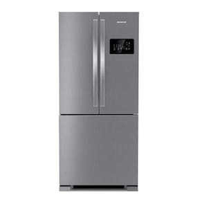Geladeira Brastemp 554 Litros Frost Free Side Inverse 3 Portas Inox BRO85AK - 220V