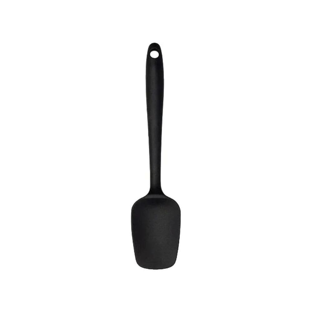 Espátula Colher Silicone Preto Mimo SN23406