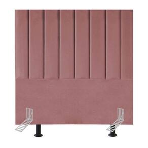 Cabeceira Estofada de Cama Solteiro Box 100 cm Carolina Suede E Frame