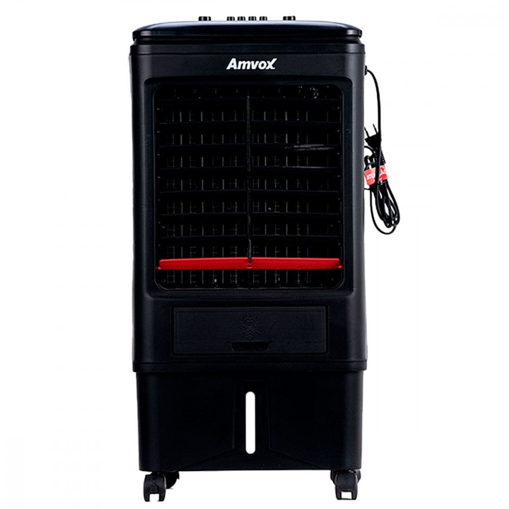 Climatizador de Ar Amvox Umidifica e Ventila 18L 95W 110V Preto - ACL 018