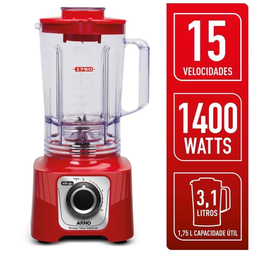 Liquidificador Arno Powermax 1400W LN63