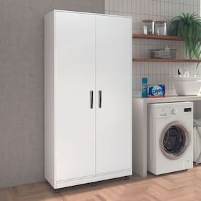 Multiuso Lavanderia Modelo Clean, 100% Mdf - Branco