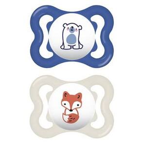 Chupeta Supreme - 0-6 meses Azul - Embalagem Dupla - MAM