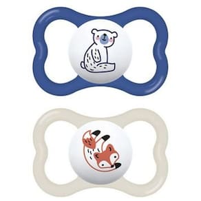Chupeta Supreme - 6+ meses Azul - Embalagem Dupla - MAM