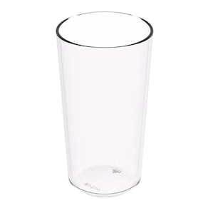Copo Alto Crippa 500ml Plástico Transparente Escolar Refeitório Lanche Restaurante