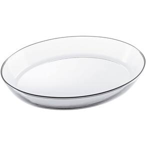 Assadeira Oval Grande Vidro 4 Litros Marinex Lasanheira
