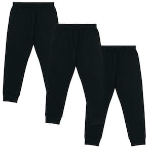 Kit 3 Calças Kyly Moletom Flanelado Infantil Unissex Preta
