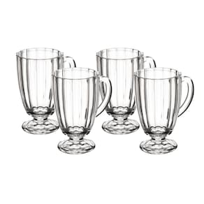 Conjunto 4 Taças Cappuccino De Vidro Classic 160Ml - Wolff