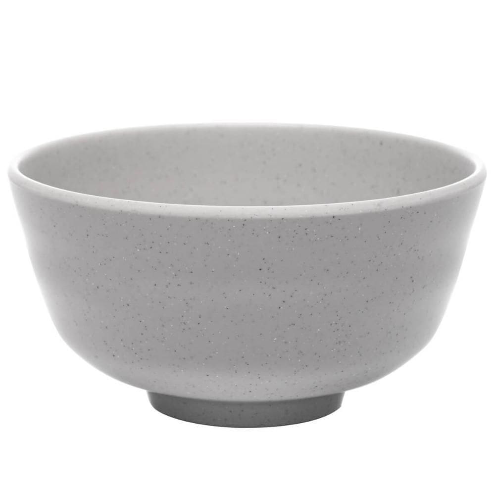Bowl Melamina Ceviche Shimeji 350ml Cinza Lyor Tóquio Granilite Tigela Redonda Oriental