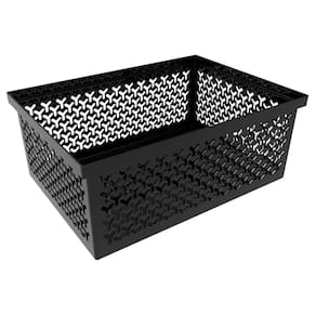 Cesto Organizador Preto Crippa Retangular Grande Brinquedos