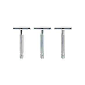 Aparelho De Barbear Metal Mundial Flex Ref Bc-130-Kit 3Un