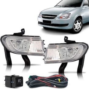 Kit Farol de Milha Auxiliar Corsa Classic 2011 2015 C/botão