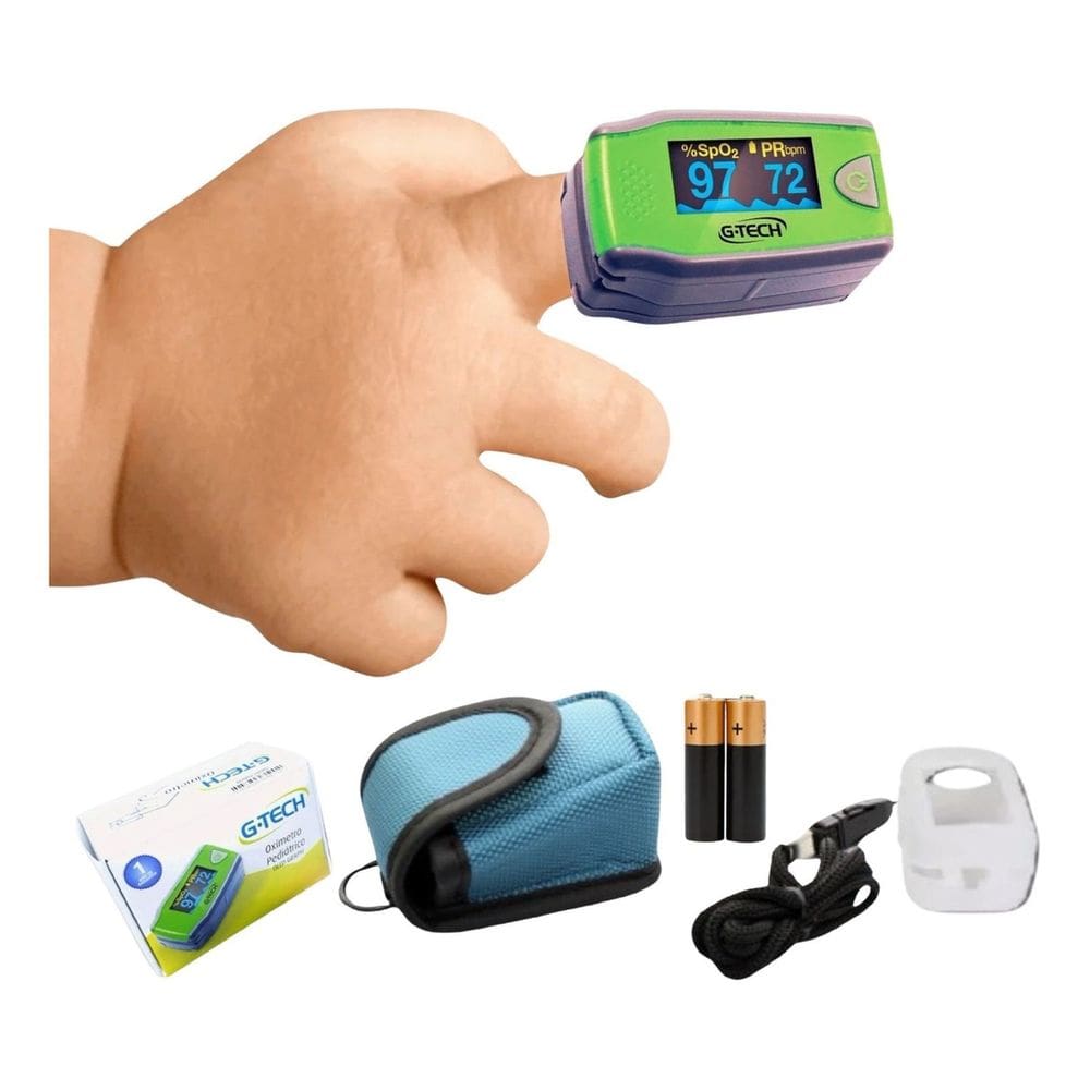 Oxímetro De Pulso Para Dedo Pediatrico Uso Infantil G-tech