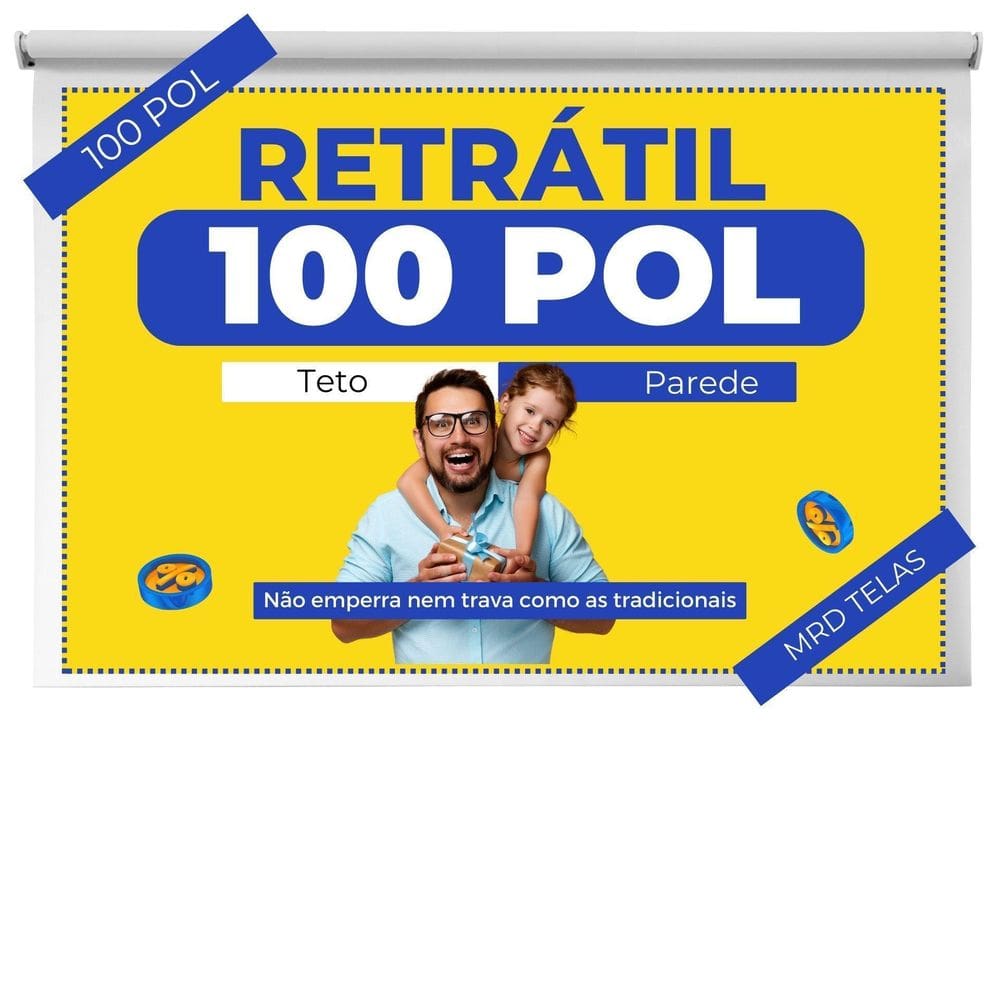 Telão Retratil Projetor Projeção Data Show Fixa Teto Fhd 4K