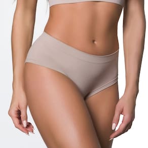 Calcinha Feminina Caleçon Microfibra Sem Costura