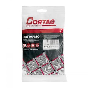 Espaçador Juntapiso 1,0mm Com 100 Peças Cortag