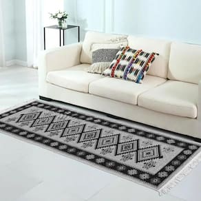 2 Tapete Kilim Passadeira Algodão Lux Dupla Face Kcz2 60x180