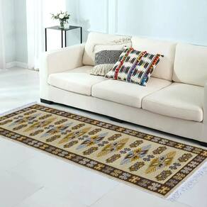 2 Tapete Kilim Passadeira Algodão Lux Dupla Face Kmr1 60x180