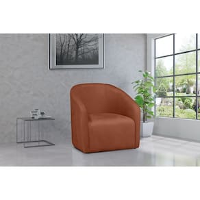 Kit 2 Poltronas Decorativa Julia Veludo Terracota - LM DECOR