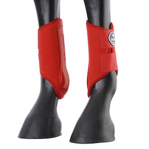 Caneleira Lateral para Cavalo Vermelha Boots Horse 28526