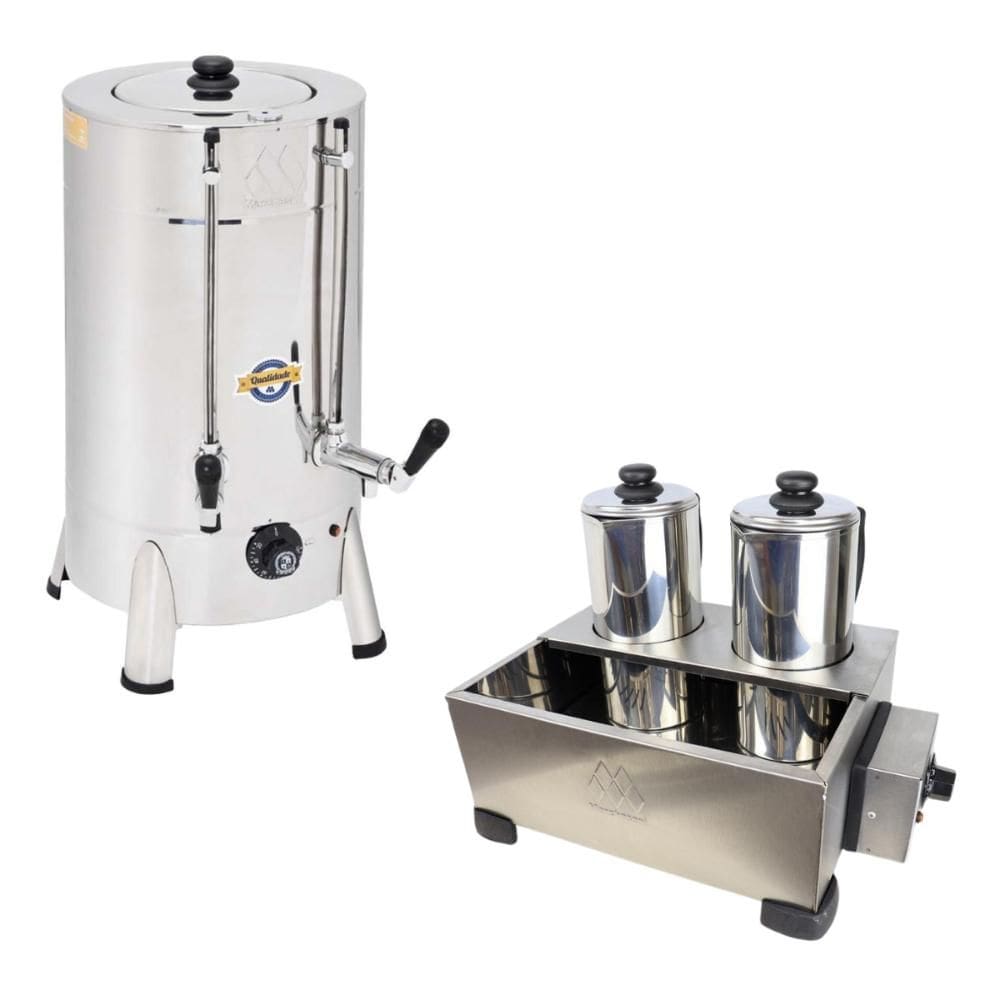 Kit Cafeteira Tradicional 4 Litros + Esterilizador 2 Bules Marchesoni - 127 V
