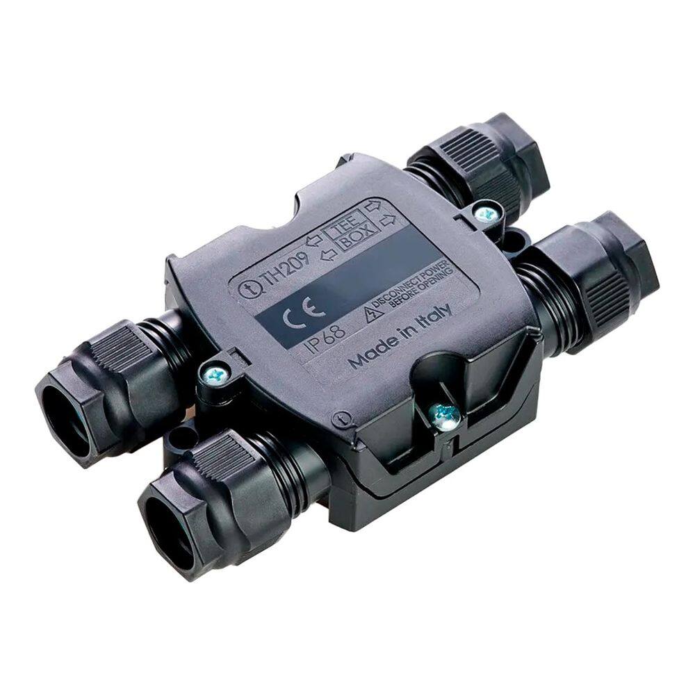 Kit Conector Emenda Dupla Com Chave 450V 5 Pólos 16 Amperes IP68 THB.209.A4A TECHNO DO BRASIL