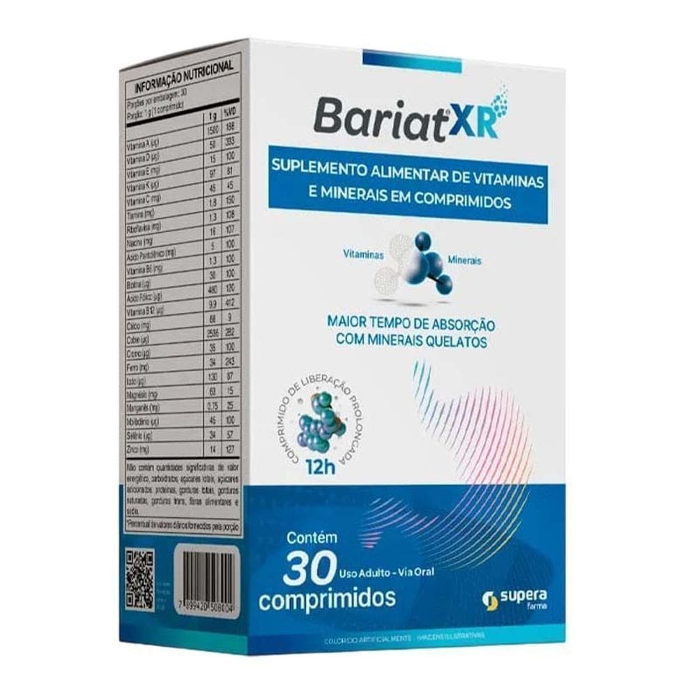 Bariat XR Supera Farma 30 Comprimidos