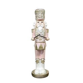 Boneco Quebra Nozes Rosa 25X8cm Florarte