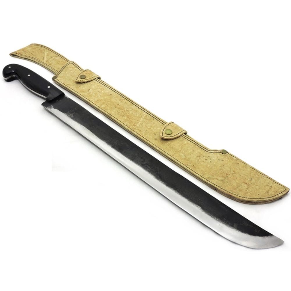 Facão Forjado Antiga Mola Cabo Casco Cavalo Lâm 49 cm.