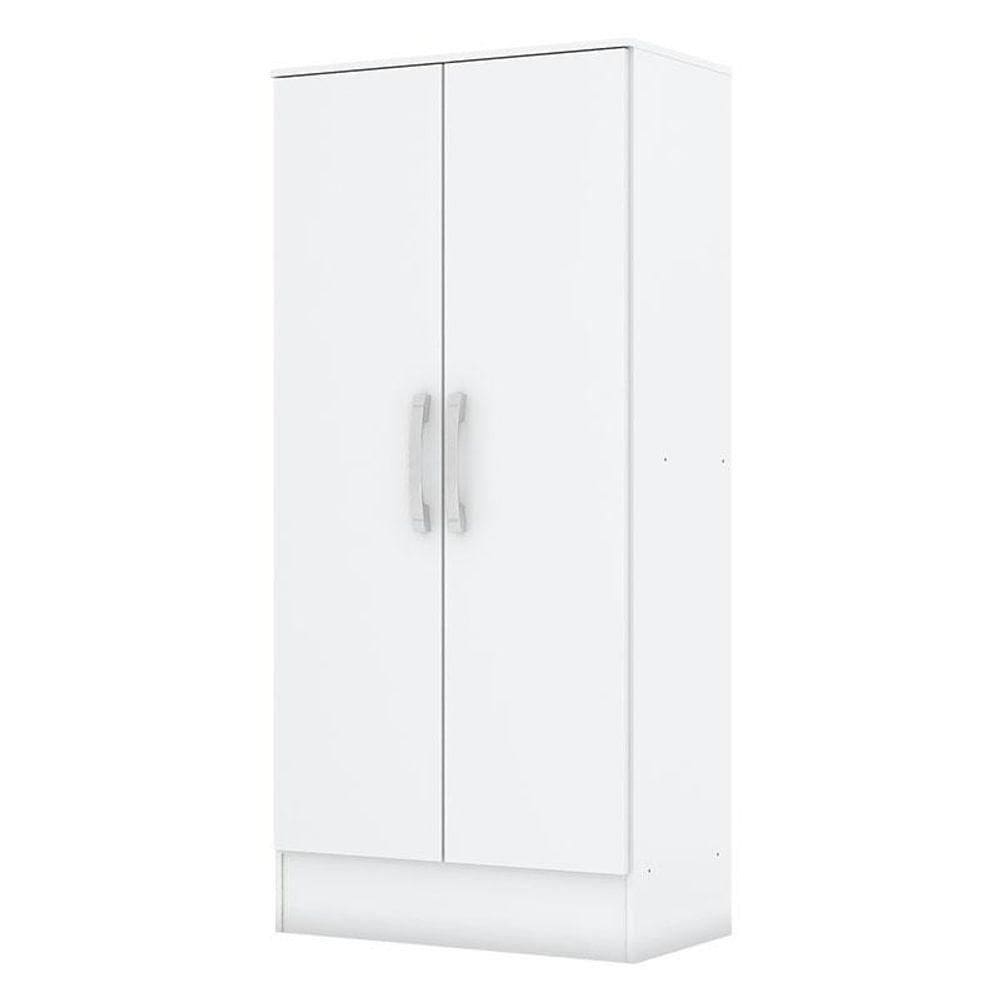Armário Multiuso 2 Portas Zafira Branco - Briz Móveis