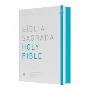 Bíblia Sagrada Holy Biblie - Bilíngue - Português E Inglês - Peace