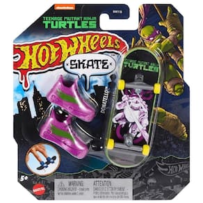 Hot Wheels Skate de Dedo com Tênis Donatello - Mattel