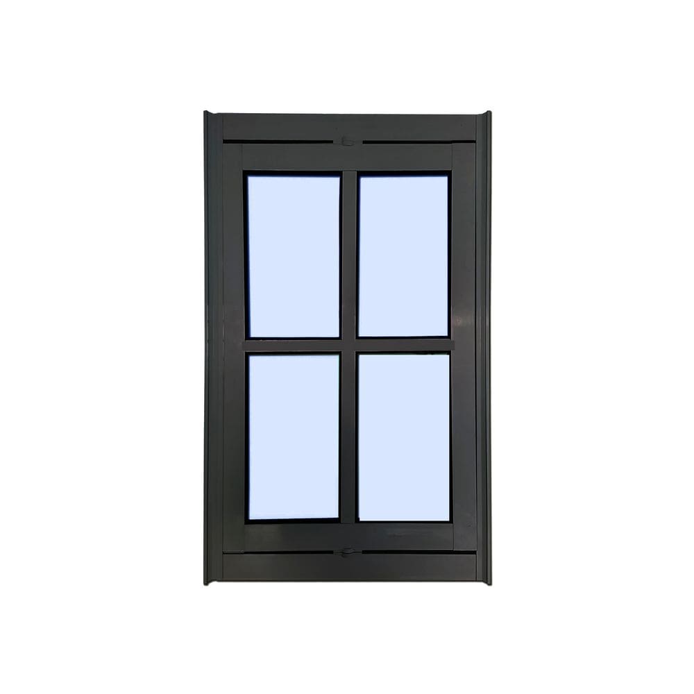 Vitro Pivotante Quadriculado Preto 120x50 Linha 25