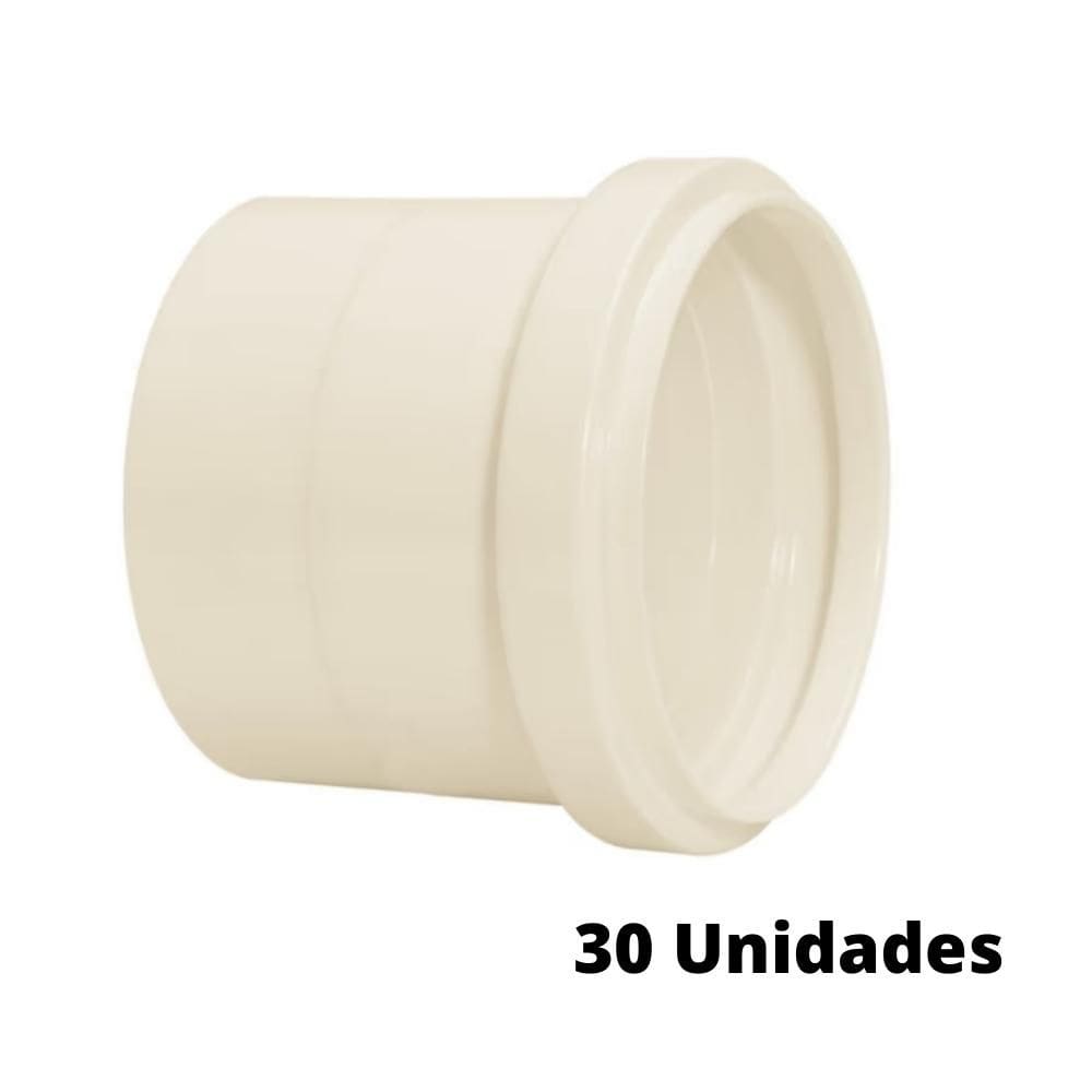 Kit 30 Luva Simples Esgoto 200mm Amanco